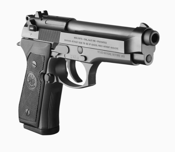 BERETTA 92FS 9mm 4.9" 15rd Pistol - Sniper Grey