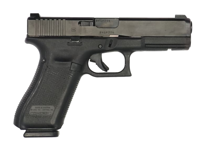 Glock 17 Gen 5 Semi-Auto Pistol 9mm, 4.49" Barrel, 17rd Capacity, Law Enforcement Trade-Ins, Good to Very Good Condition