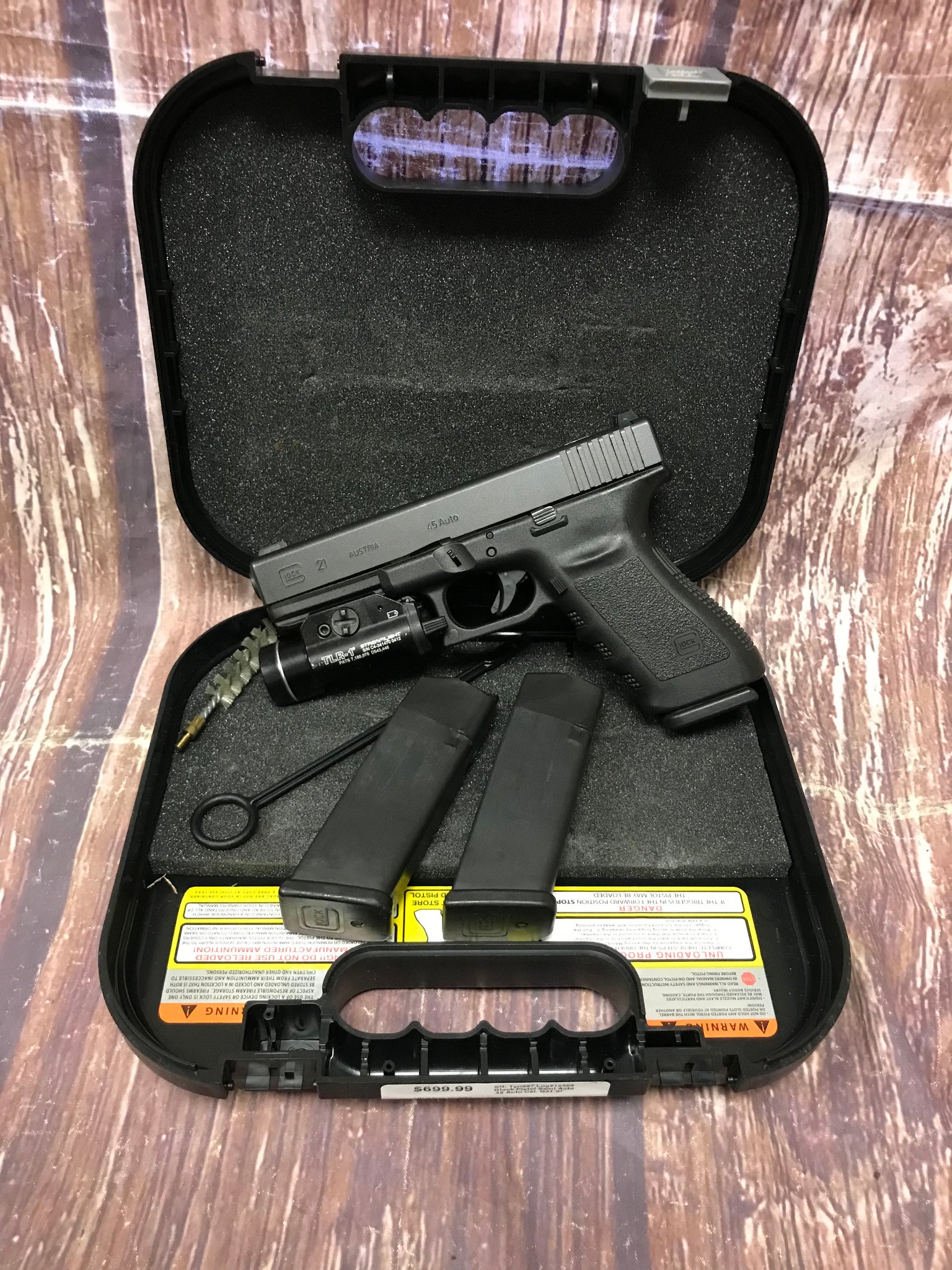GLOCK  G21 SF Police Trade In w/ TLR-1 &  Ameriglo Night Sights