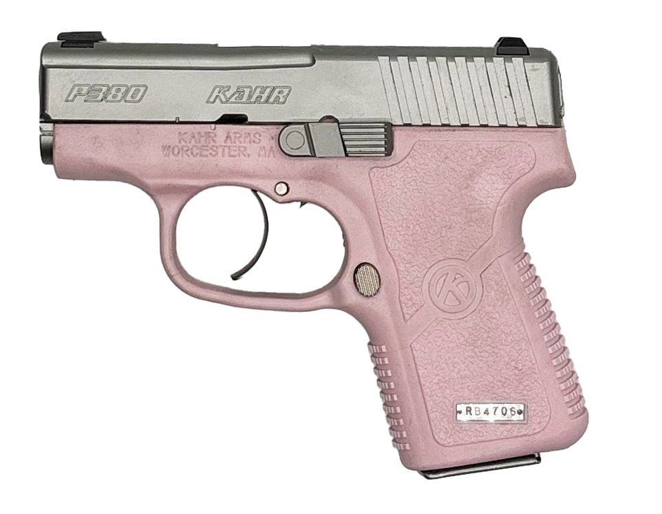 Kahr Arms P380 Compact Adjustable Sights Used .380 ACP Pink Pistol