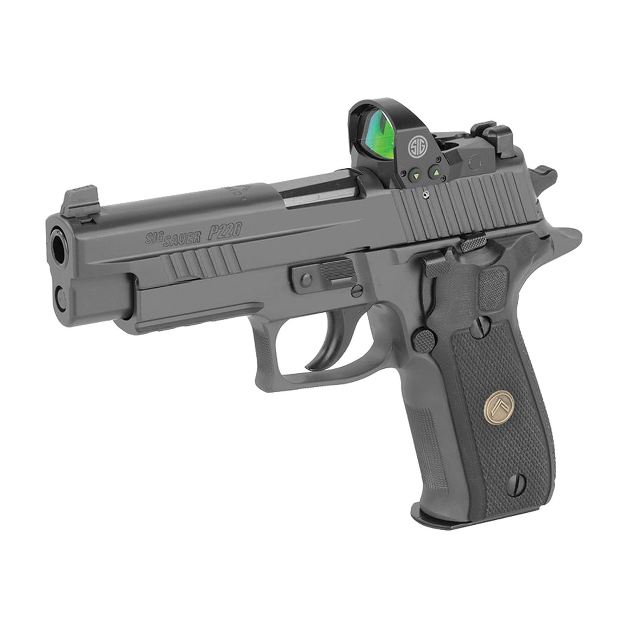 SIG SAUER P226 9mm 4.4" 15rd Pistol w/ XRAY3 Night Sights & ROMEO1 Red Dot - Black G10 Grips