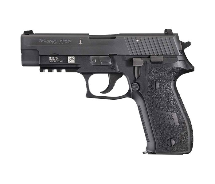 SIG SAUER P226 MK25 9mm 4.4" 10rd Pistol - MA Compliant - US Navy Seals Anchor, Black