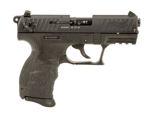 Used Walther P22Q .22 Long Rifle, 2 Magazines, Factory Box